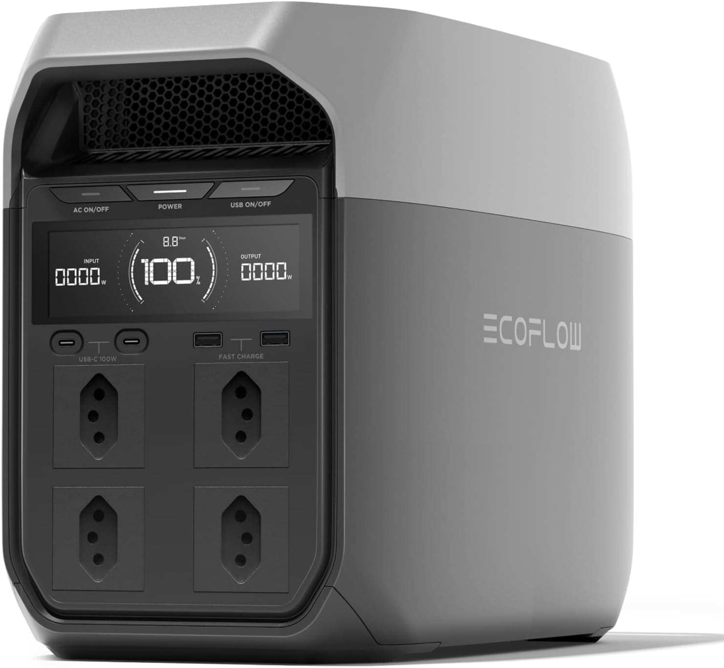 Gerador solar portátil EcoFlow DELTA 3 de 1.024 Wh
